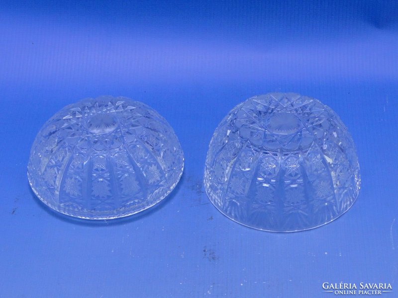 0C306 Csiszolt üveg kristály bonbonier
