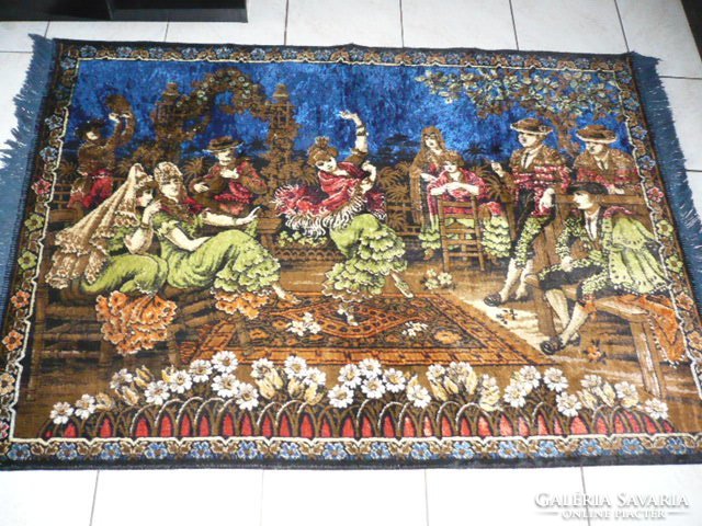 Antique moquette tapestry - Spanish dancer
