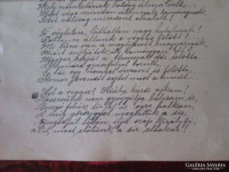 Crown Prince Rudolph mourning poem 1889 manuscript