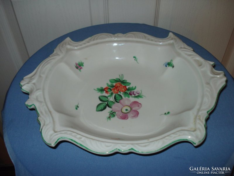 Herendi porcelán virágos asztalközép