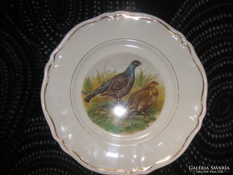 French flat plate with pheasant