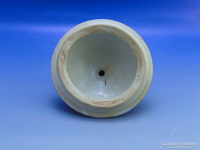 0B408 Óriás antik japán porcelán bonbonier satsuma