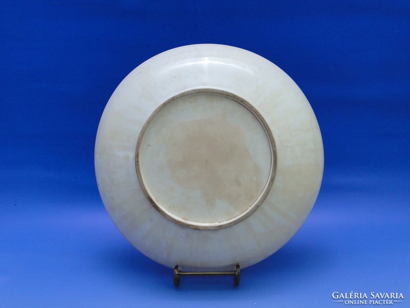 0B865 Régi nagyméretű SATSUMA porcelán tál