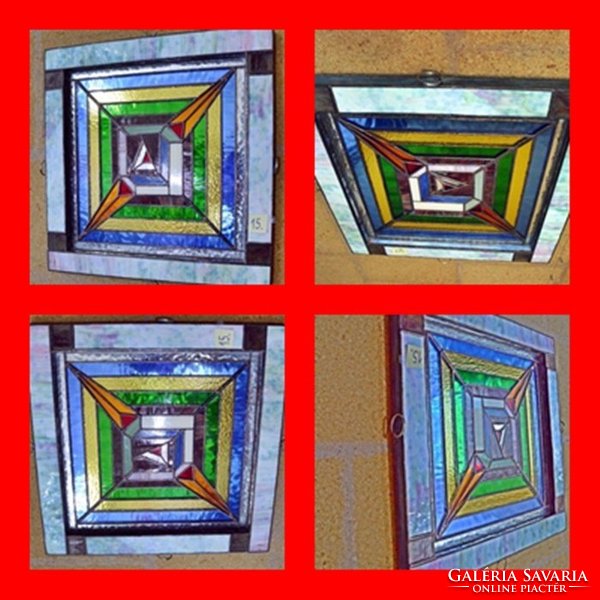 X. Vasarely style .. Original 3d. Tiffany wall picture sale!