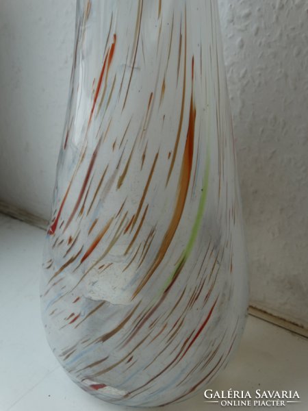 60 Cm high glass vase, floor vase