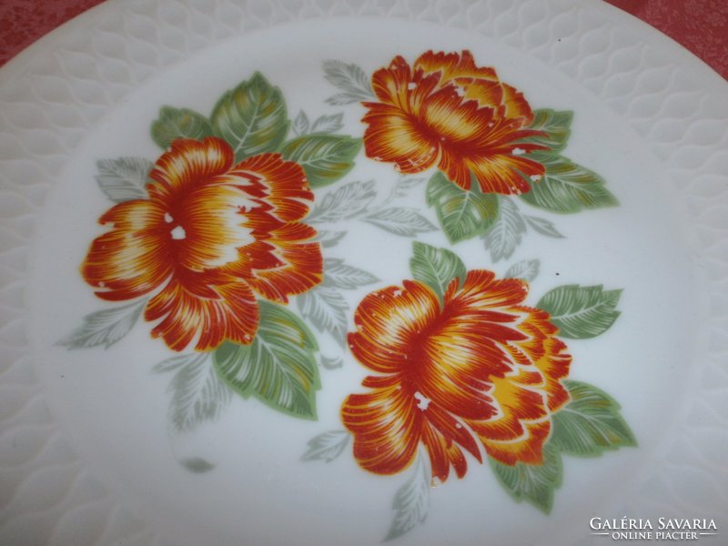 Gyönyörű virágmintás porcelán tányér