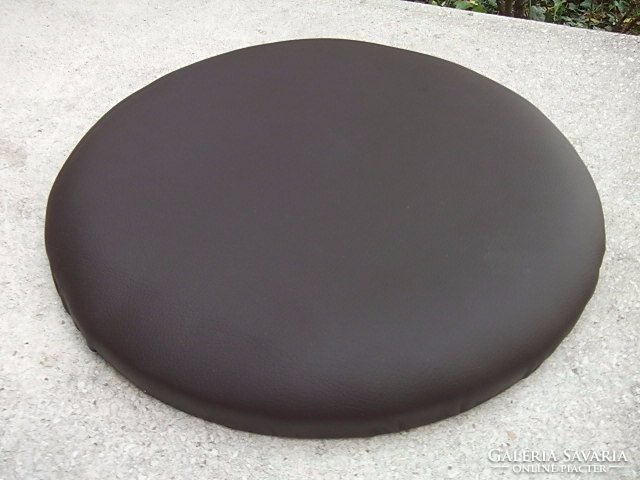 New chair-pouf seat replacement - wood-artificial leather dia. 36 Cm