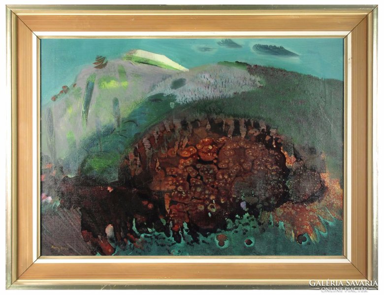 Áron Nagy Lajos : "Kavicsos domb" 1981