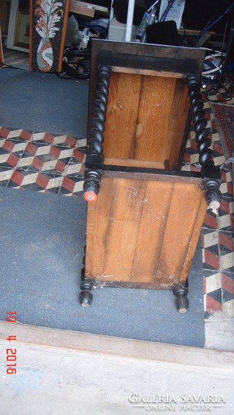 Antik, asztalka,állvány
