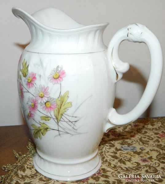 100-120 years old hand painted spout with plastic pattern