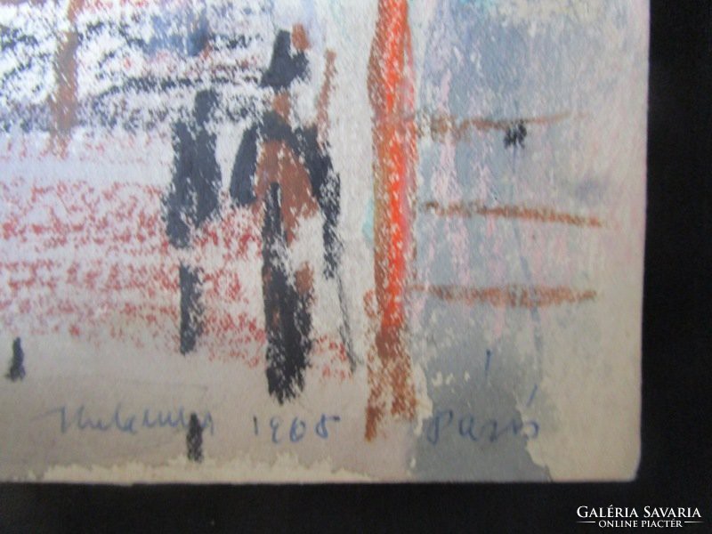 MOSSHAMMER GYÖRGY Jelzett festmény PÁRIZS 1965