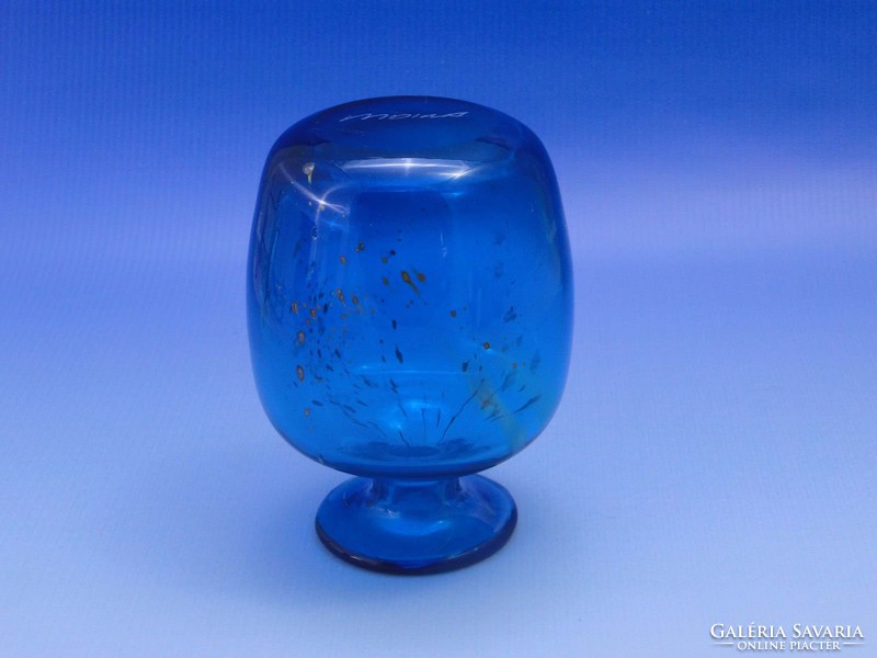0C650 Jelzett művészi Mdina fújtüveg váza