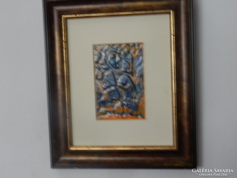 Flowers - high-quality fire enamel in an elegant frame! Also for a gift