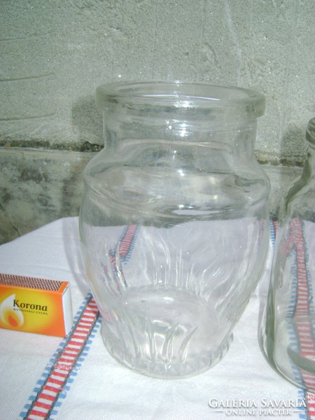 Régi befőttes üveg - három darab - együtt eladó