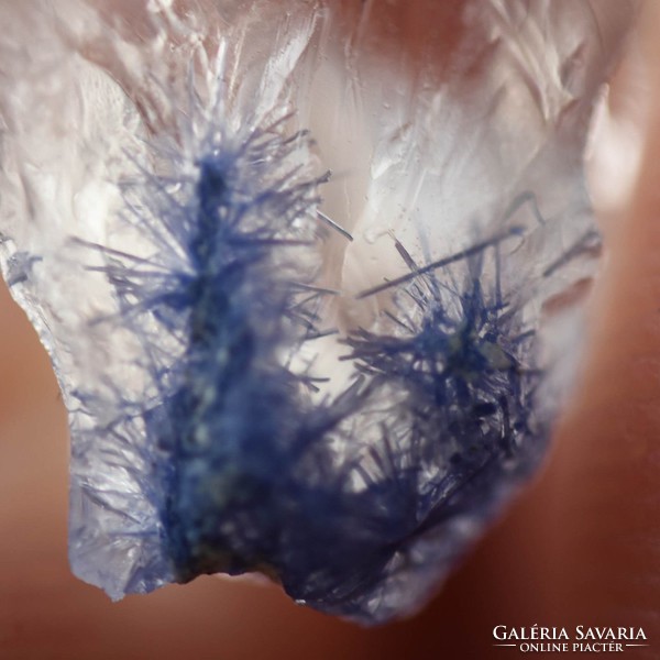Dumortierite quartz crystal rarity!!! 15 Mm Cambodia