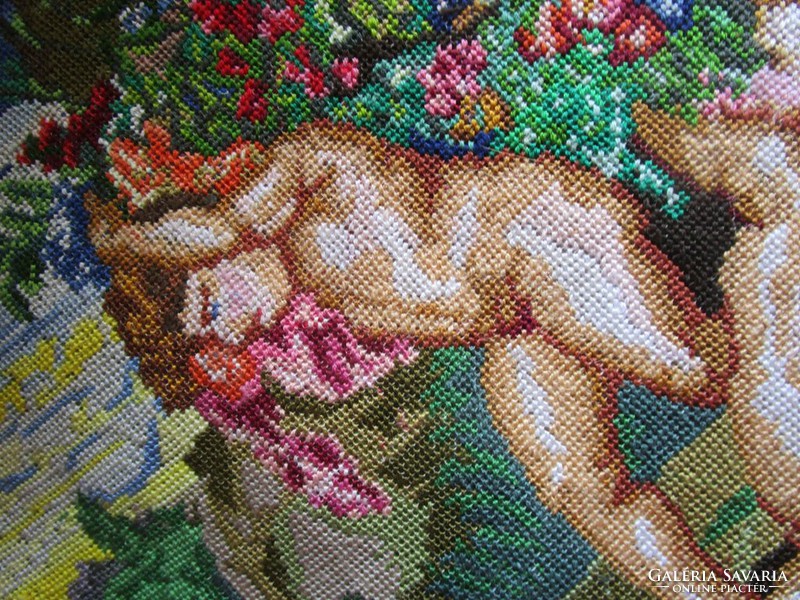 Art Nouveau needle tapestry tapestry rubens angel needlework