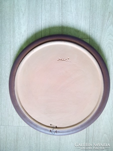 Closet clearance :) worth it! Small Katalin ceramic wall bowl with a diameter of 35 cm, wall decoration