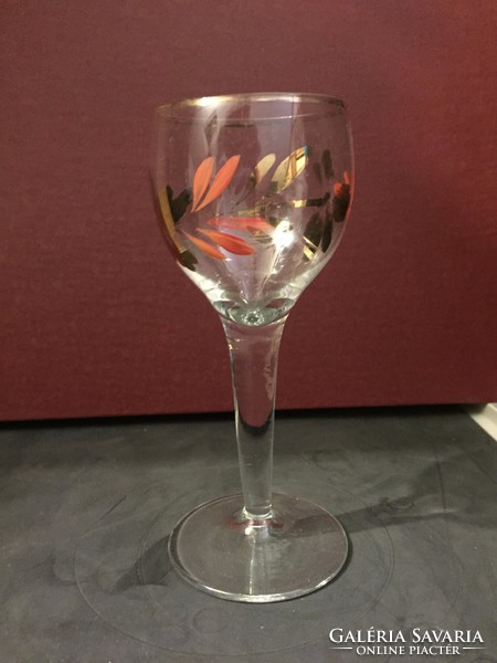 Decorative glass serving set