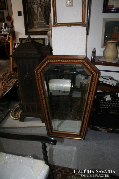 1900 körüli francia csiszolt tükör