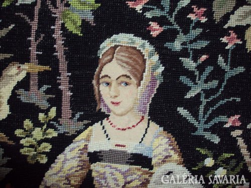 Fabulous hand stitched tapestry picture....