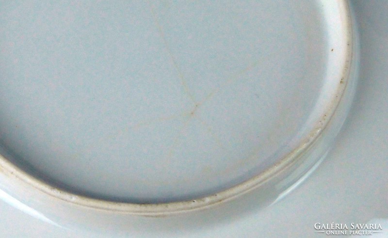 0H487 Régi díszes porcelán tányér készlet 6 darab
