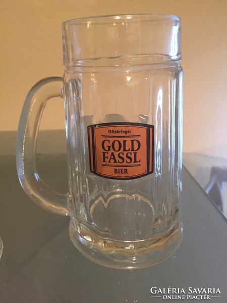 Glass beer mugs 6 pieces 0.3l