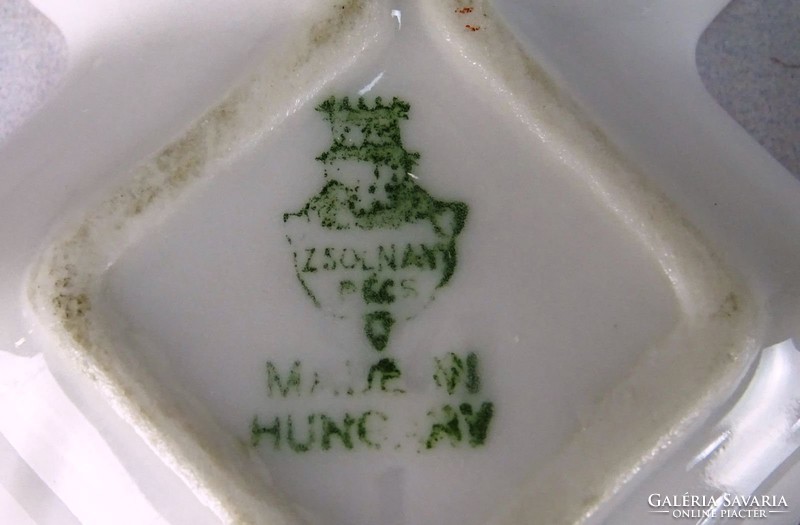 0I258 Régi ritka Zsolnay porcelán hamutál