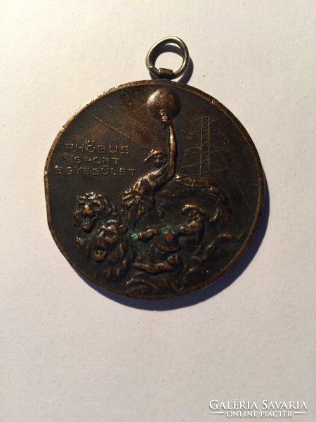 Phöbus sports association 1937. Medal, award
