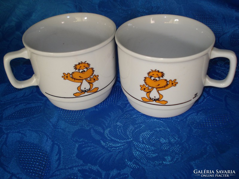 Children's mugs with Zsolnay porcelain inscriptions
