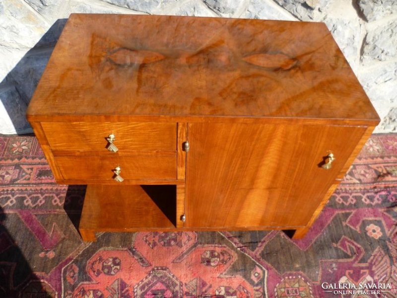 Art deco elegant quality tv chest of drawers refurbished