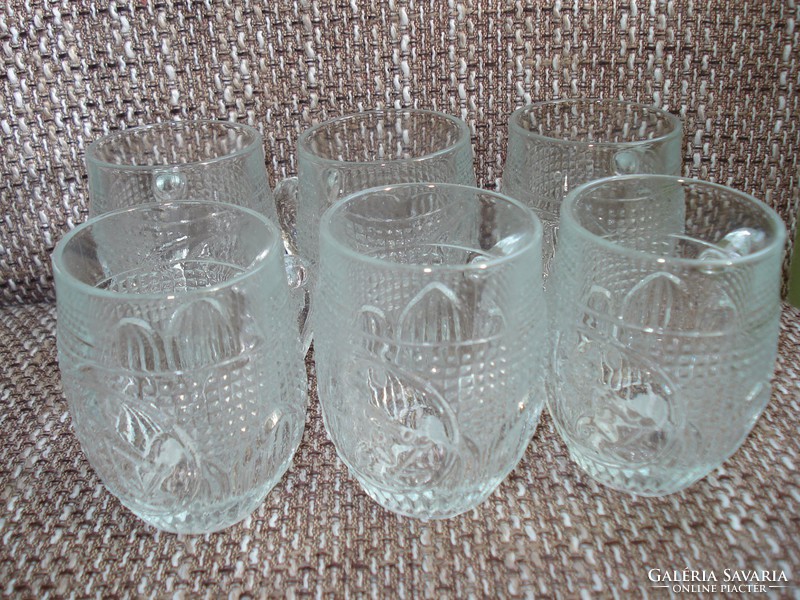 Old syrup glass set (3 pcs.)