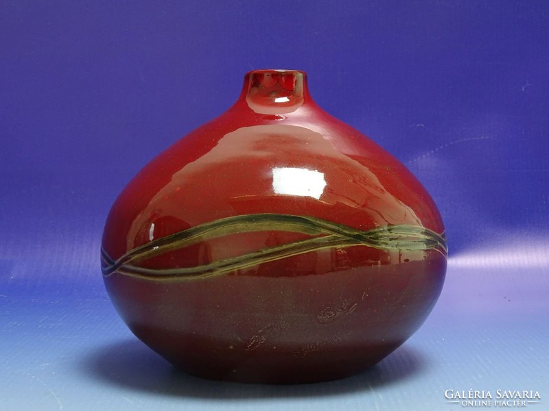 0I621 Retro kerámia váza 13 cm
