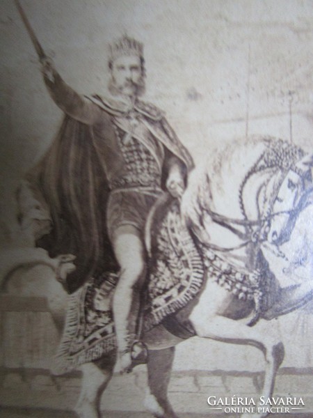 1867 Ferenc József eredeti fotó koronázás KORONA LÁNCHÍD