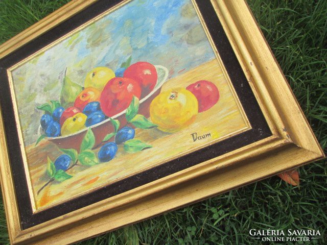 Asztali gyümülcs csendélet festmény 44X54 CM