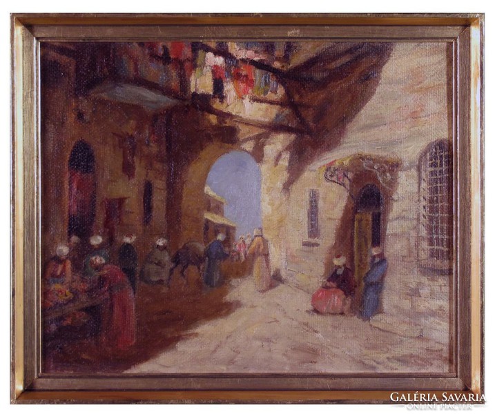 Európai festő 20. század első fele : Keleti utca