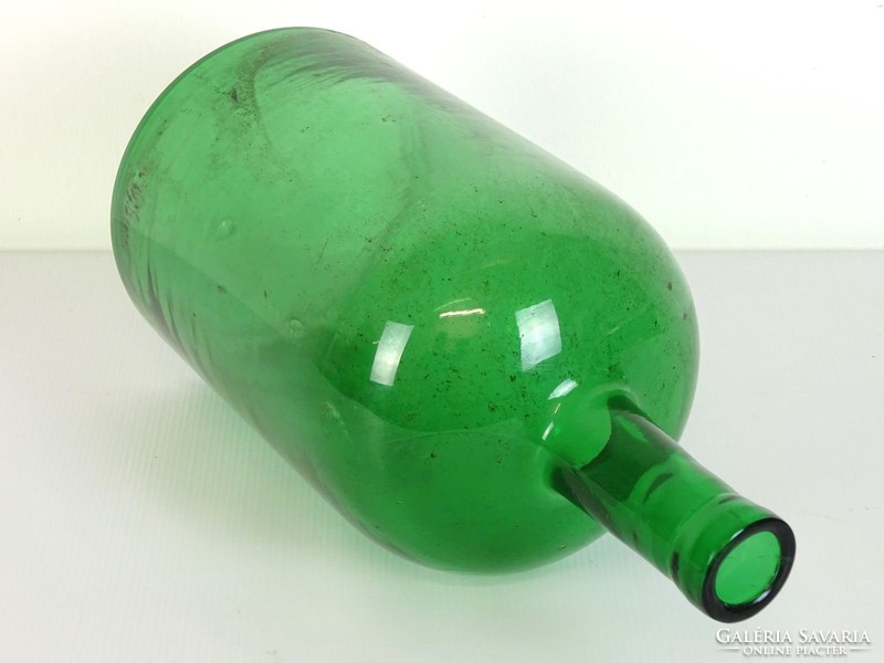 0I999 Régi zöld üvegpalack 5 L