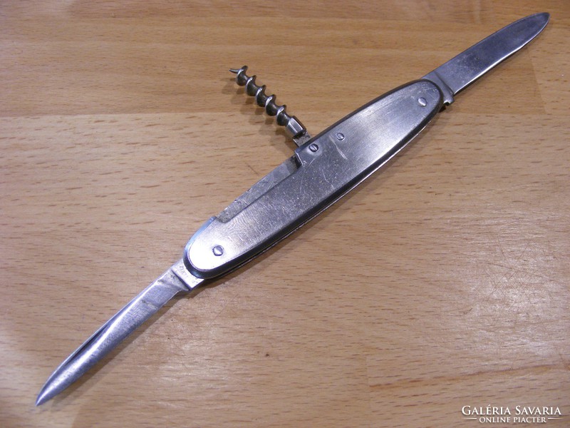 Fém nyelű bicska kés zsebkés