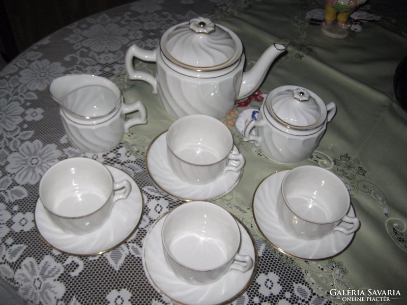 Zsolnay, antique tea set