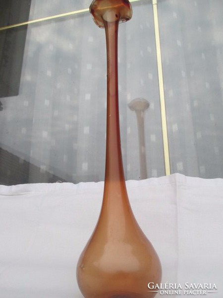 Igazi antik 20-30 évekből  fujt ART-DECO váza 30,5 cm