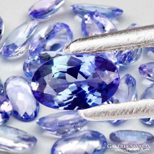 6X4mm- up to 10mm Tanzanian tanzanites in bluish violet color