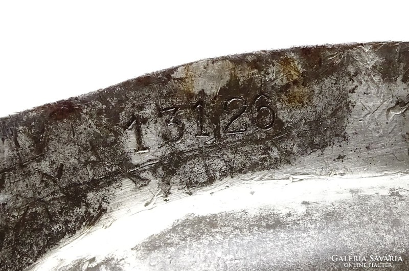 0K685 Hatalmas antik csokiöntő forma 29.5 cm