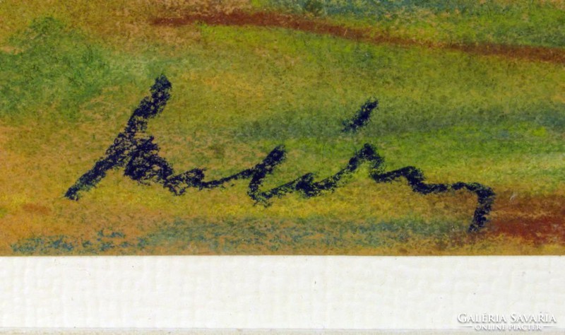 Magyar festő 1970 körül : Felhős égbolt