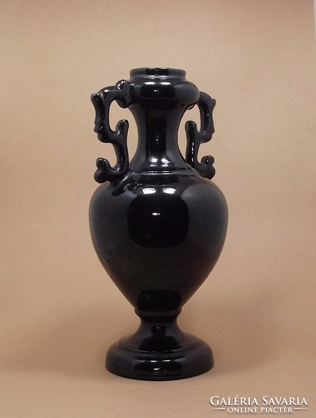 Double-eared amphora vase.