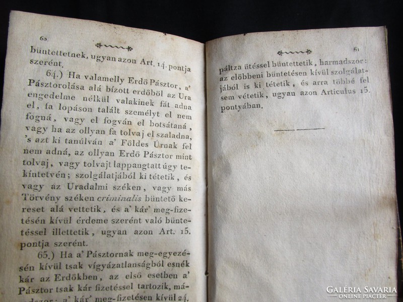 1791 dik esztendöbe diaetalis provisionalis Articulusok 1813