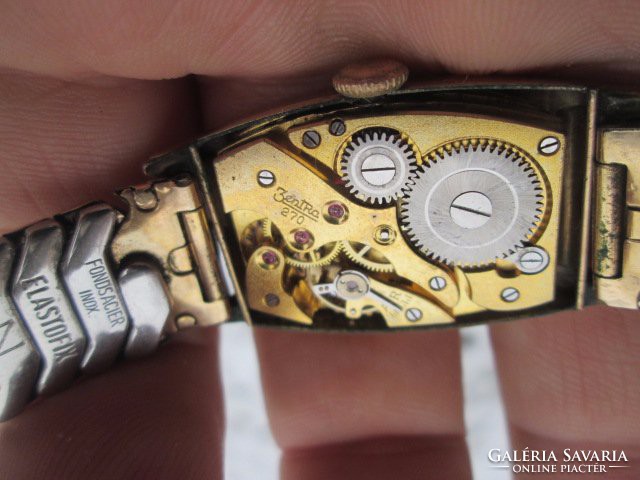 Very rare German art deco gold filled zentra from the 1930s