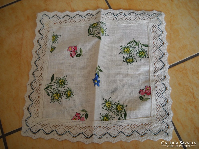 Antique woven napkin, small tablecloth 3 pieces for sale!