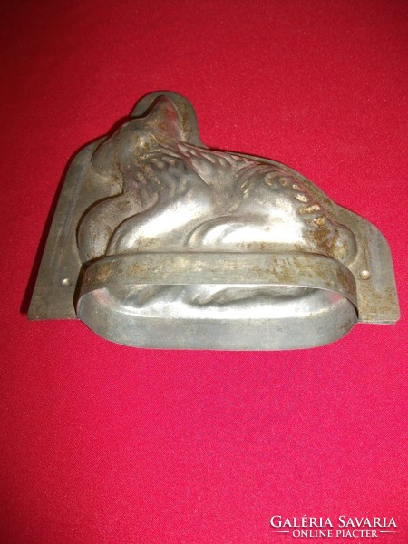 Antique pastry mold, bunny mold
