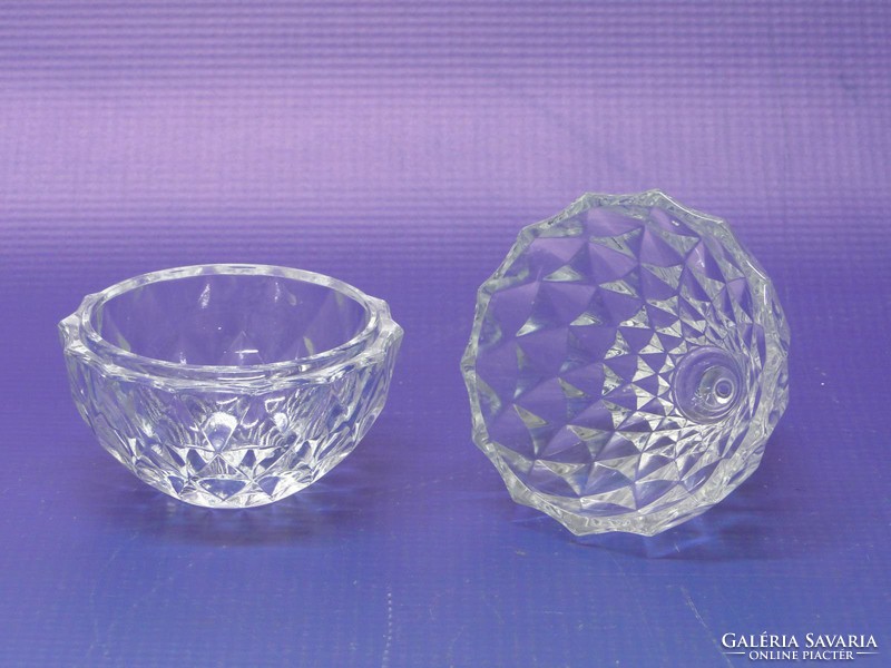 0L184 Körte alakú üveg ékszertartó 10.5 cm