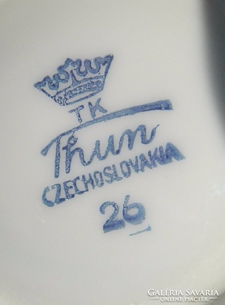 Thun Czech flower pattern cream spout