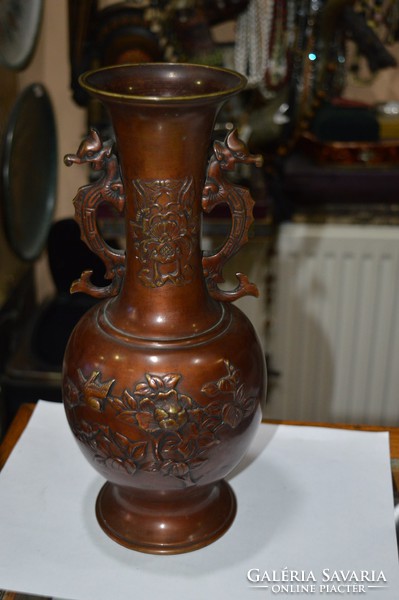 Chinese copper vase